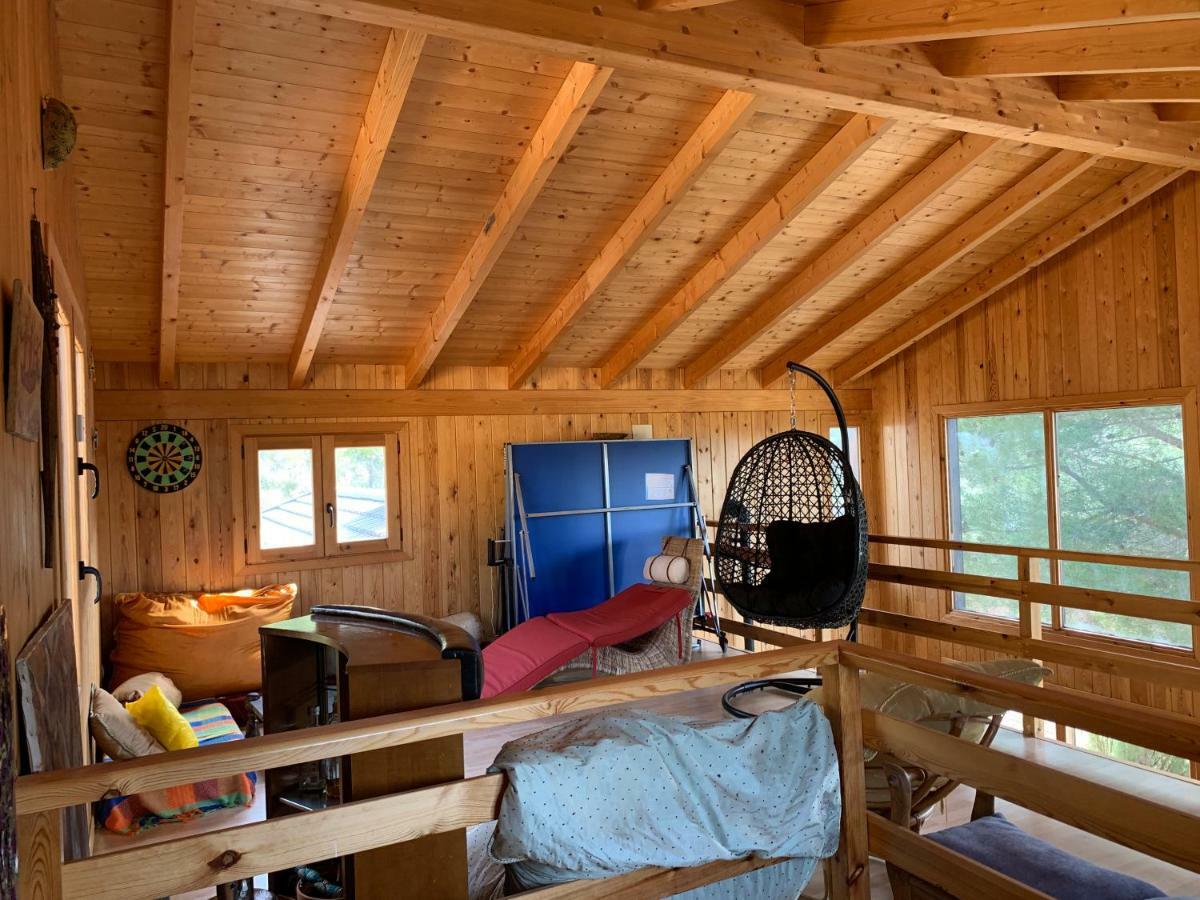 トリヨ Casa De Madera En Alto Tajoヴィラ エクステリア 写真